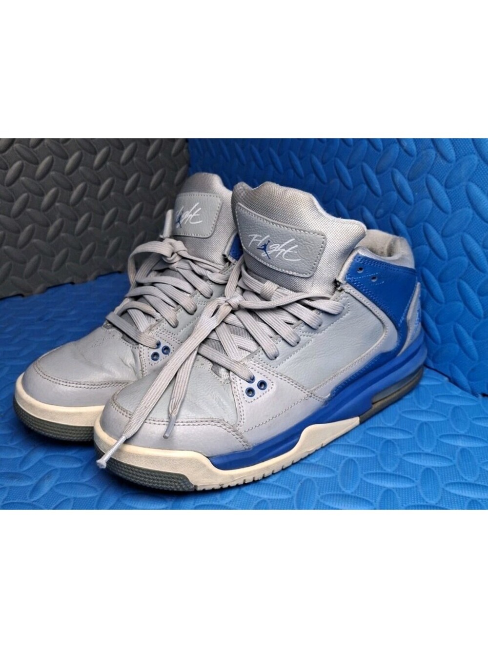 Nike  Flight Legacy Wolf Grey Mystic Blue BQ4212-001 Men's US Size 6Y
